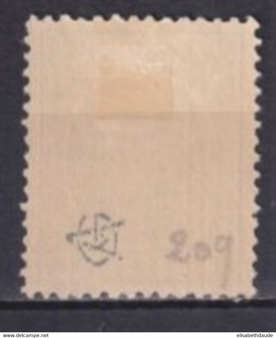 BELGIQUE - 1922 - YVERT N°209 * MH - COTE = 55 EUR. - 1922-1927 Houyoux