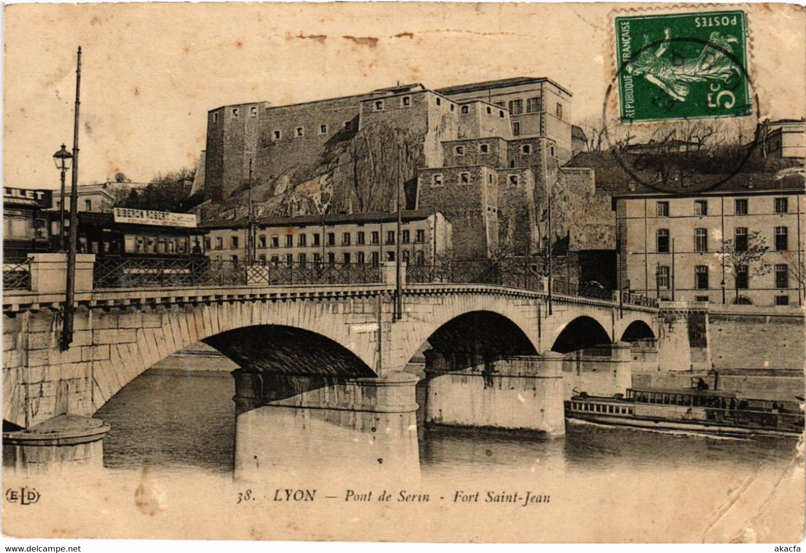 CPA LYON Pont De Serin Fort St-JEAN (462829) - Lyon 4