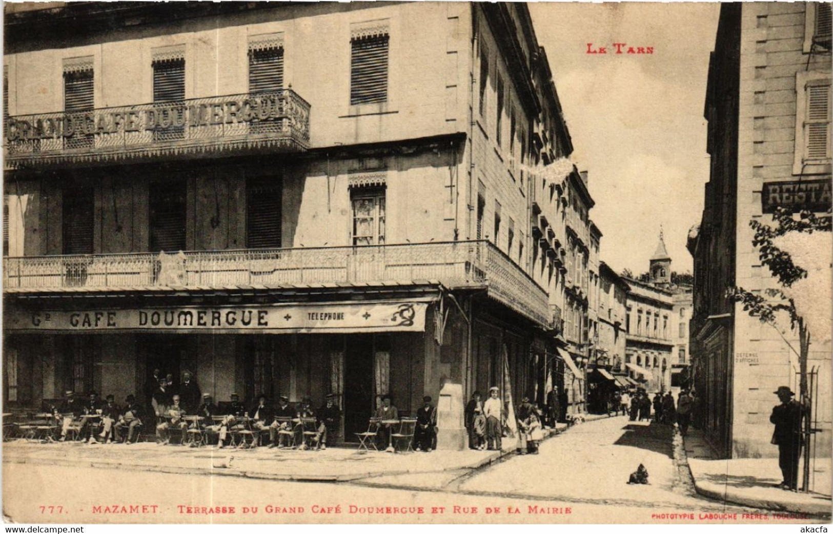 CPA MAZAMET - Terrasse Du Grand Café (477665) - Mazamet