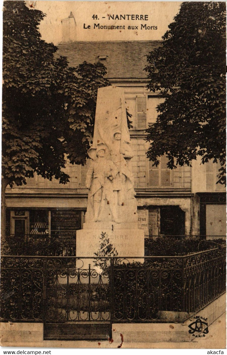 CPA NANTERRE Le Monument Aux Morts (413705) - Nanterre