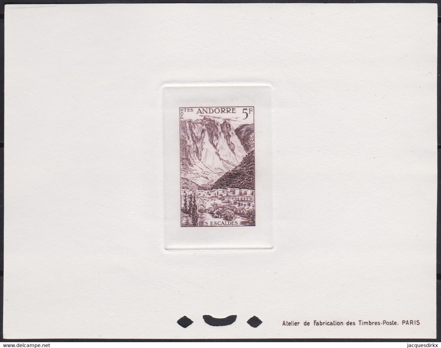 Andorre   .   Y&T   .   141    .    Epreuve De Luxe       .    **   .    Neuf SANS Charniere    .     MNH - Unused Stamps