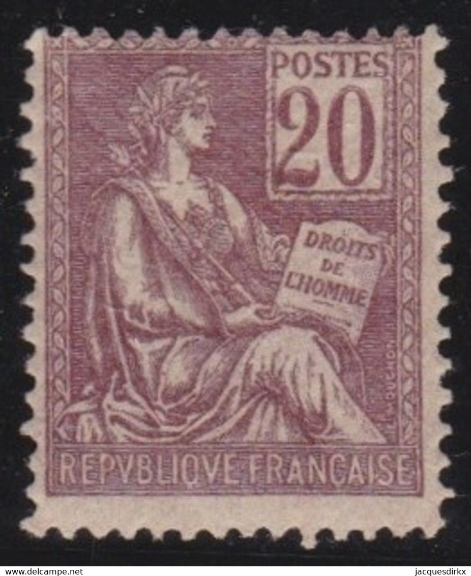France   .   Y&T   .    113  (2 Scans)     .     *     .   Neuf Avec Gomme D' Origine Et Trace De  Charnière Légère - Neufs