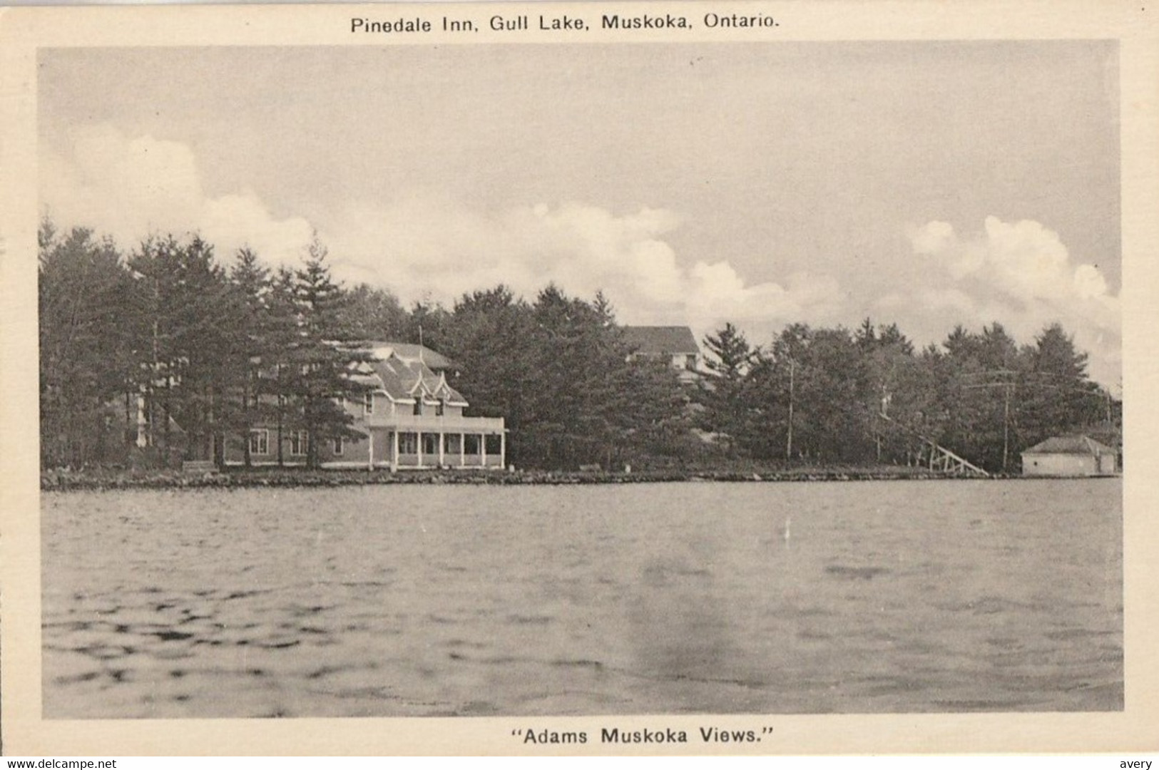 Pinedale Inn, Gull Lake, Muskoka, Onraeio  "Adams Muskoka Views" - Muskoka