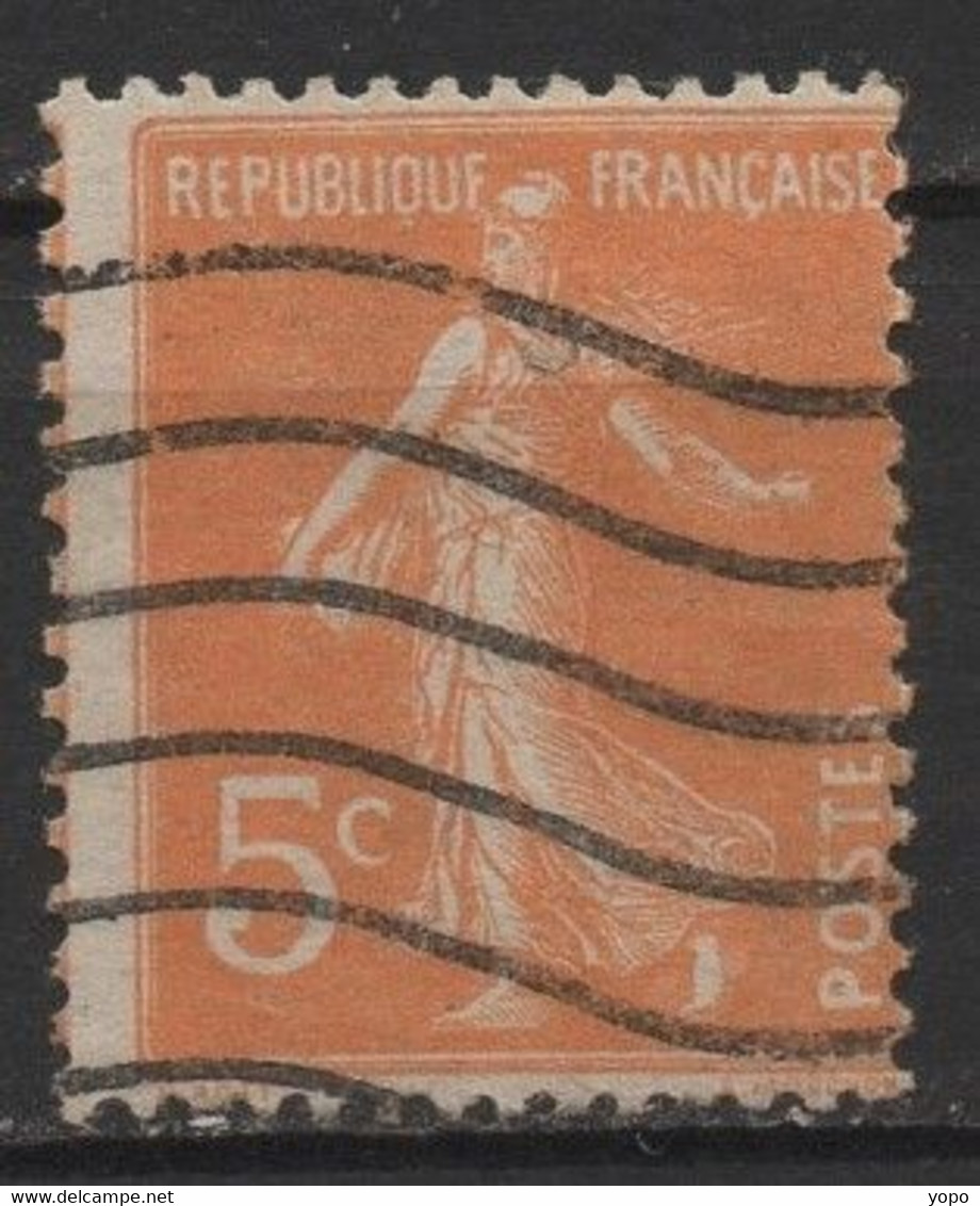 Timbre Semeuse Camée N° 158 Avec Piquage Décalé - Used Stamps