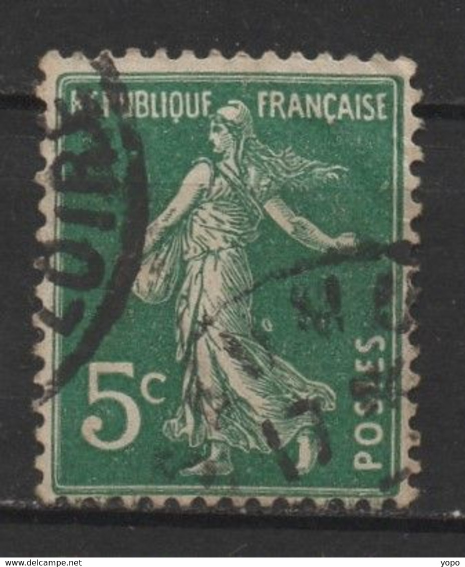 Timbre Semeuse Camée N° 137 Anneau De Lune - Used Stamps