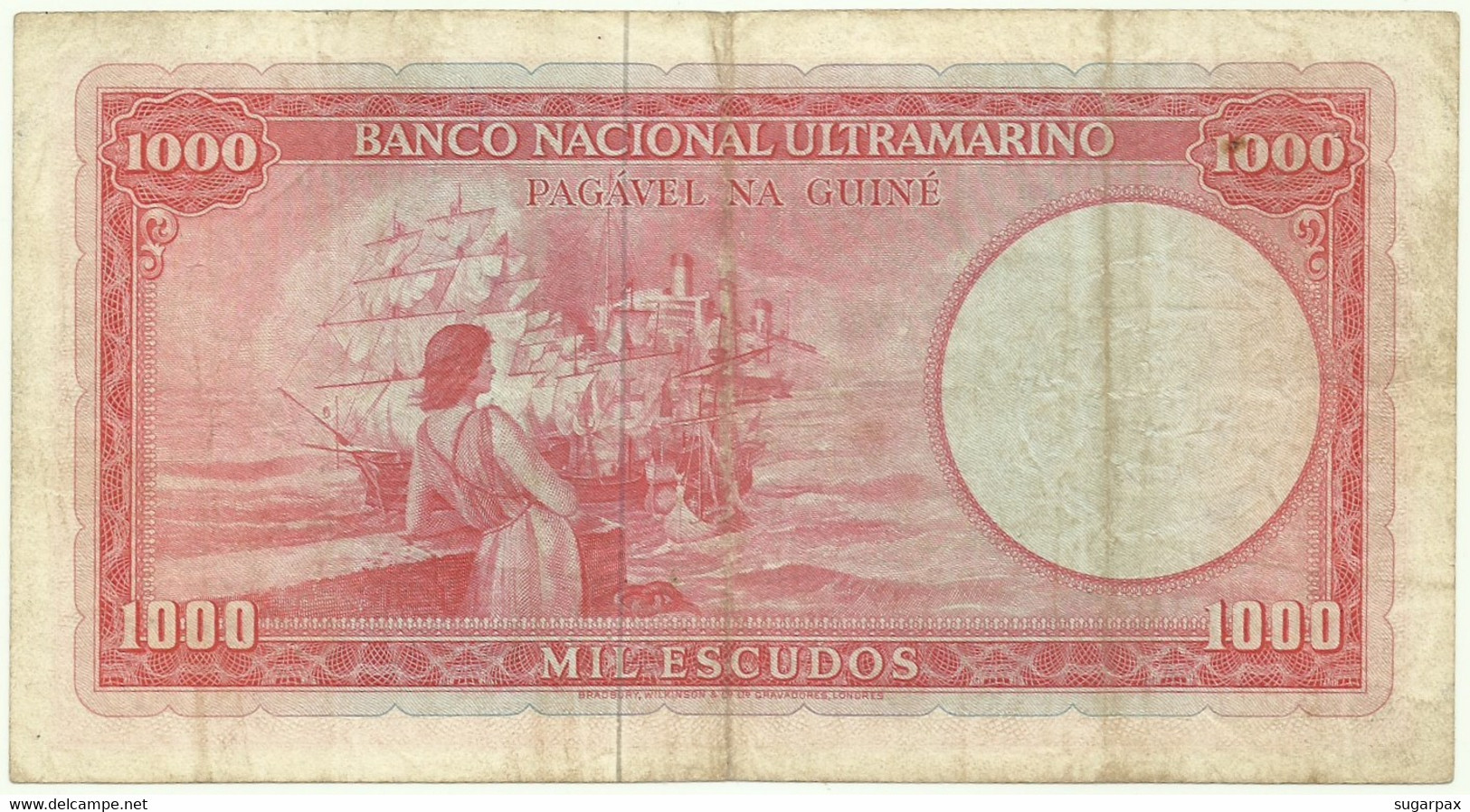 Guiné-Bissau - 1000 Escudos - 30.4.1964 - Pick 43 - ( 175 X 95 ) Mm - Honório Barreto - Portuguese Guinea - 1.000 - Guinee-Bissau