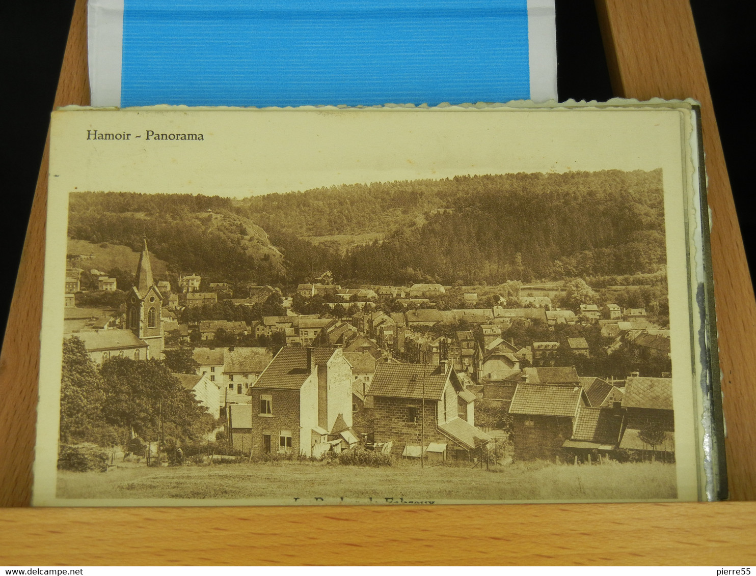 HAMOIR PANORAMA - PUB POUR PENSION DE L'OURTHE RESTAURANT - ENVOYEE 1947 - BE - Hamoir