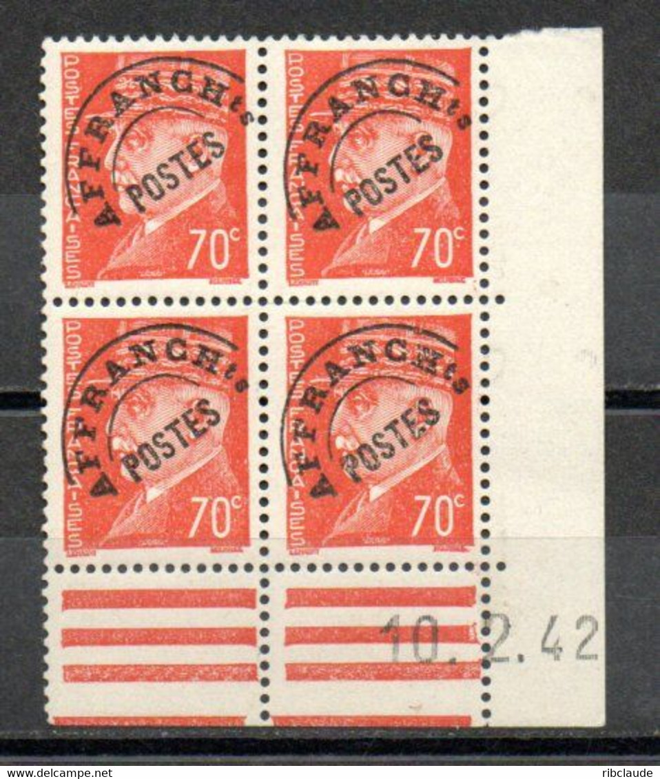 Pétain 70c Orange N° 84 - Voorafgestempeld