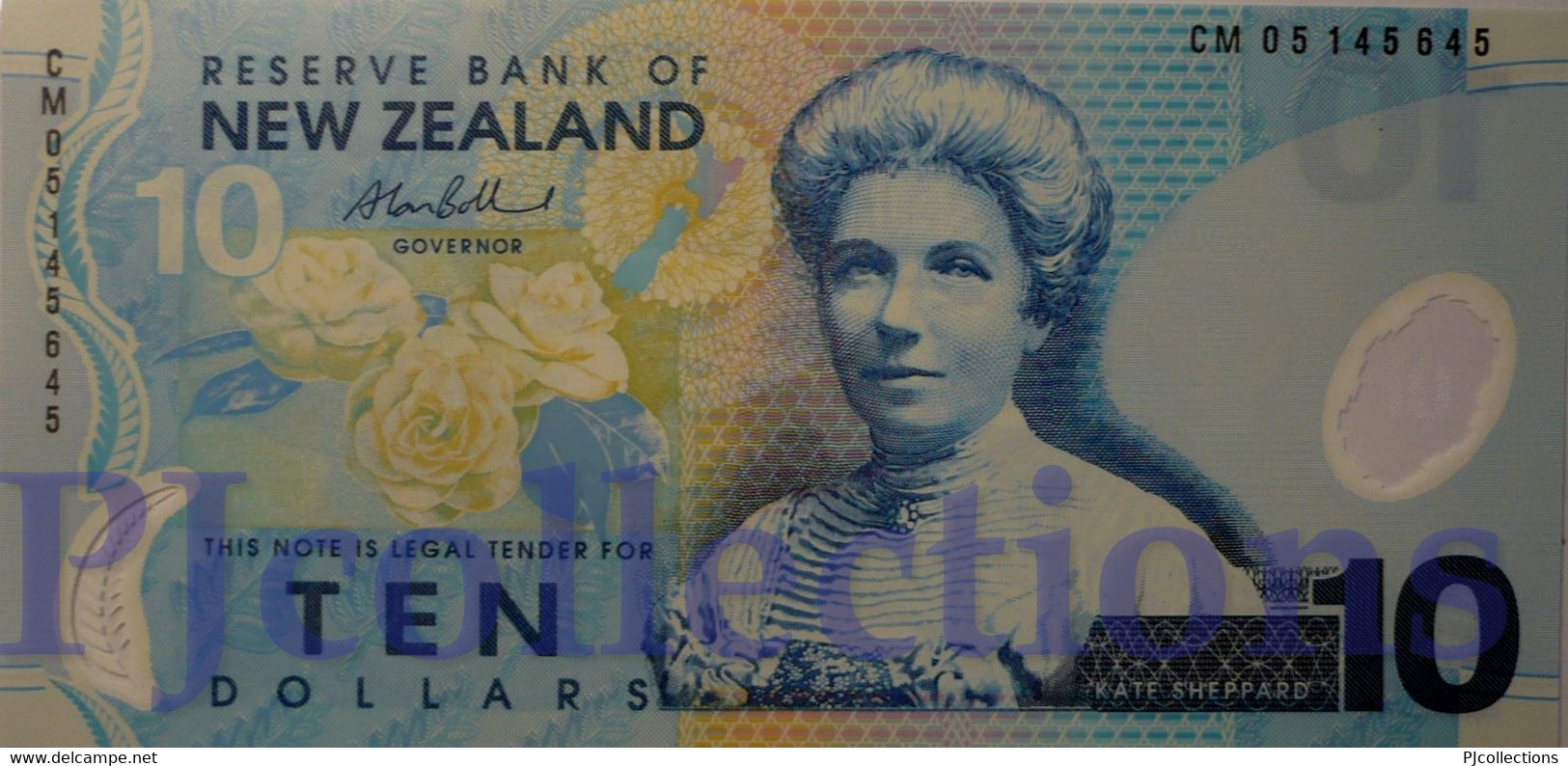 NEW ZEALAND 10 DOLLARS 2005 PICK 186b POLYMER UNC - Neuseeland