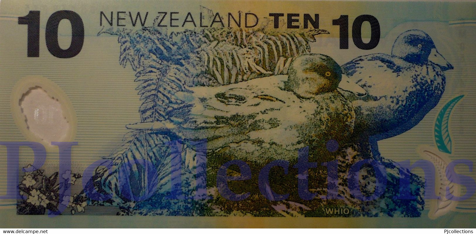 NEW ZEALAND 10 DOLLARS 2005 PICK 186b POLYMER UNC - Neuseeland