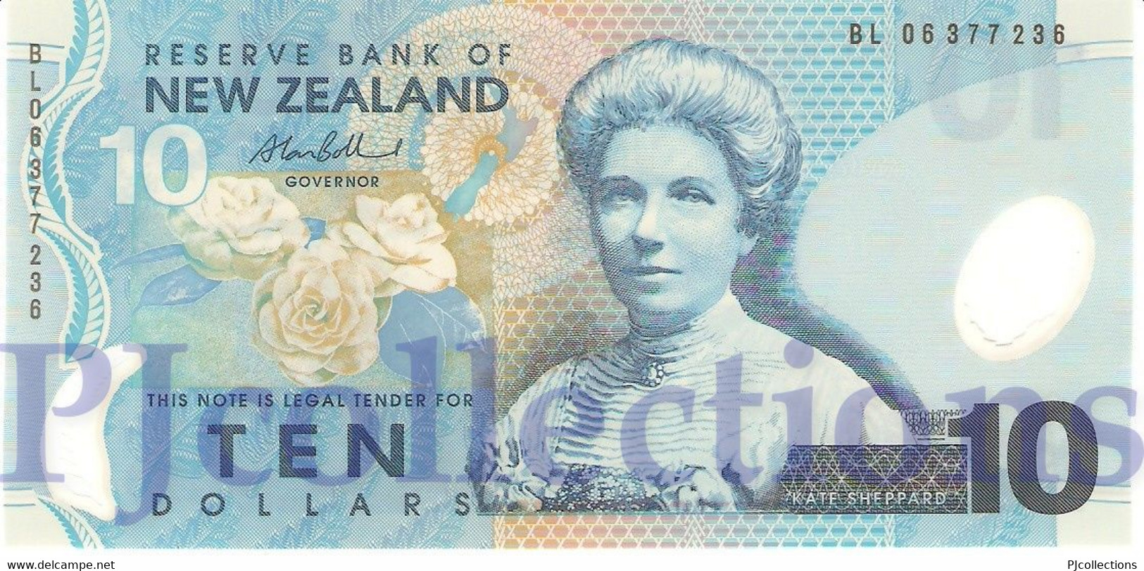 NEW ZEALAND 10 DOLLARS 2006 PICK 186b POLYMER UNC - Neuseeland