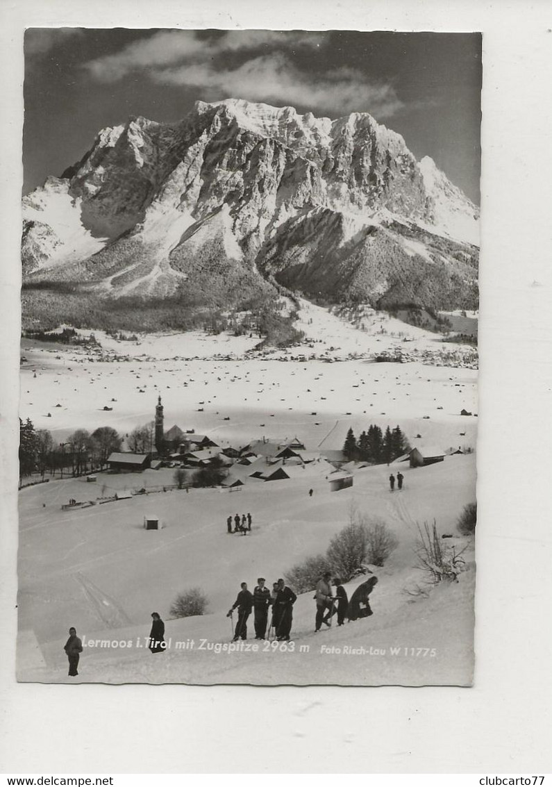 Lermoos (Autriche, Tyrol) : CU Von Skifahrern Auf Skipiste Im 1950 (lebendig) GF. - Lermoos