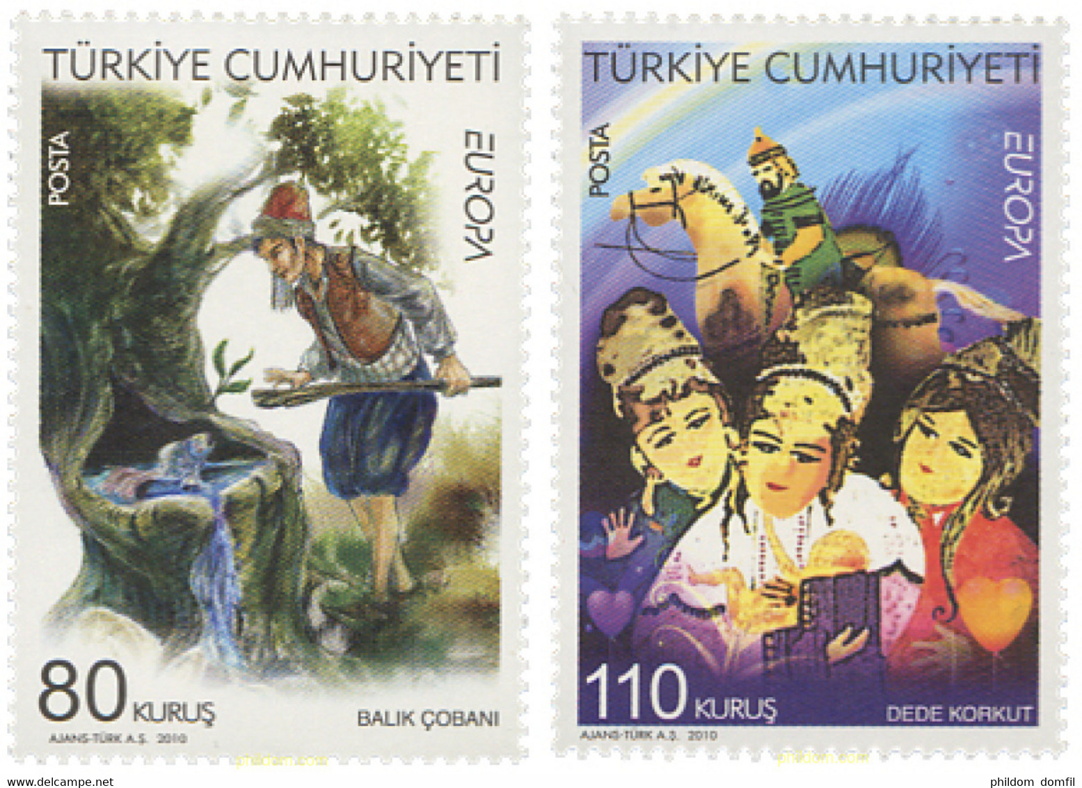 257126 MNH TURQUIA 2010 EUROPA CEPT 2010 - LIBROS INFANTILES - Collections, Lots & Séries