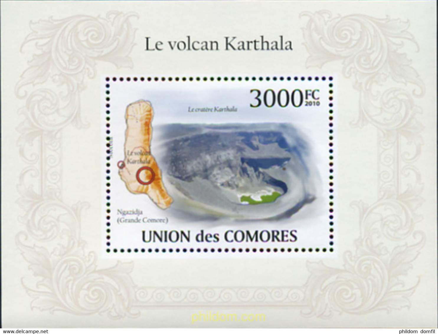 368396 MNH COMORES 2009 VOLCAN KARTHALA - Volcans