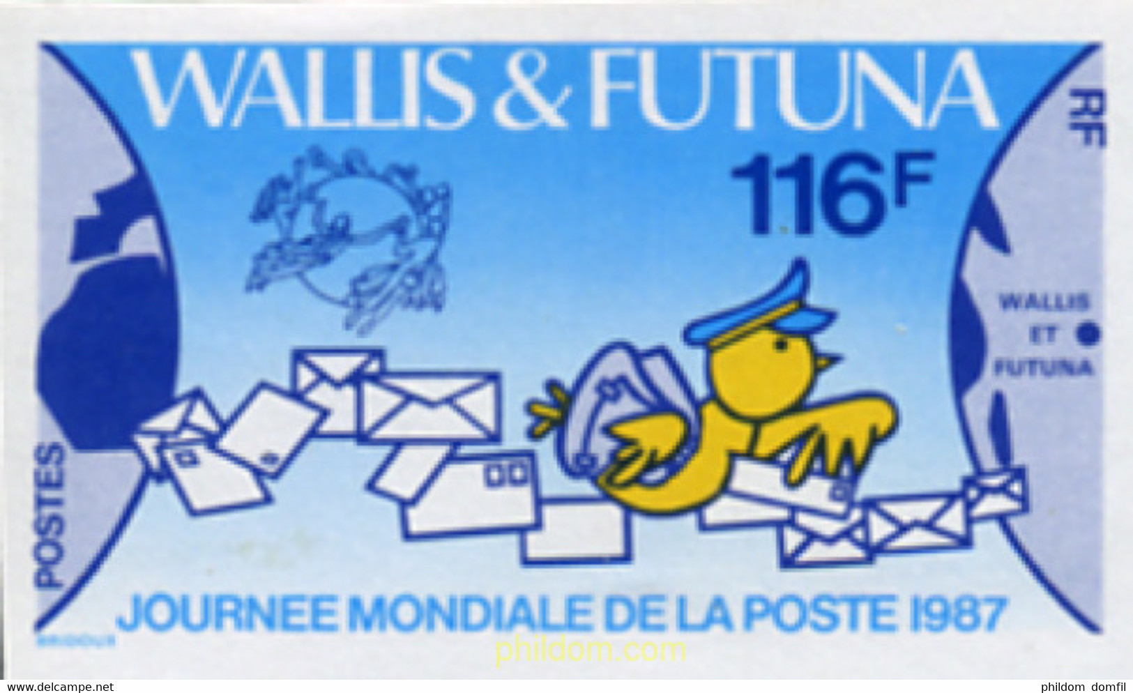 368590 MNH WALLIS Y FUTUNA 1987 DIA MUNDIAL DEL CORREO - Usados