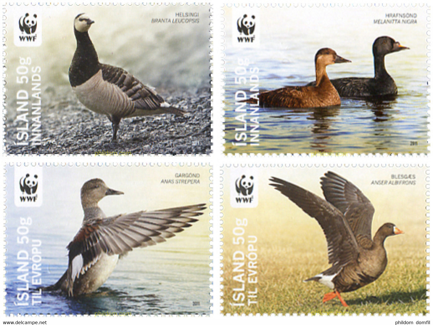 256334 MNH ISLANDIA 2011 GANSOS Y PATOS - Verzamelingen & Reeksen