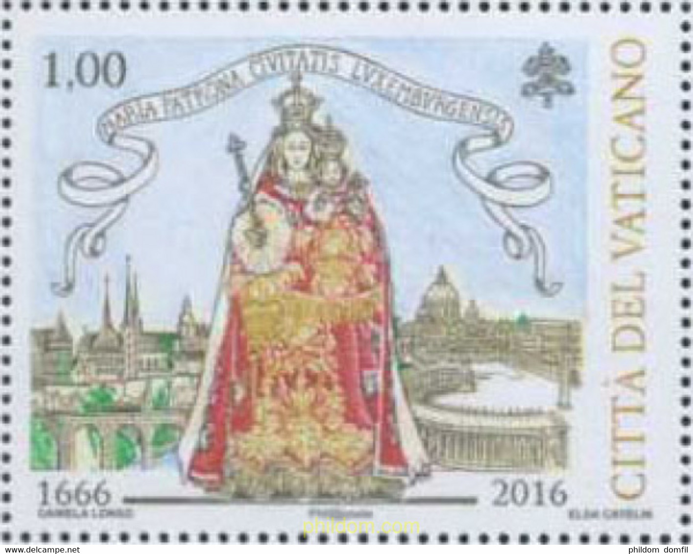 369737 MNH VATICANO 2016 - Usati