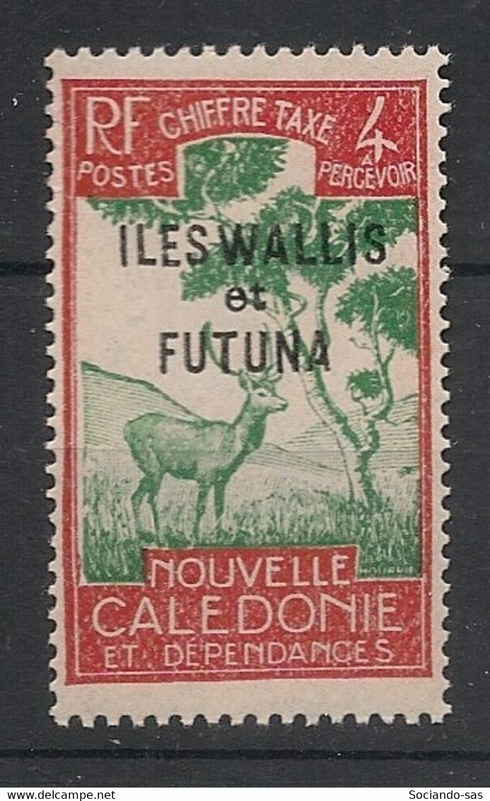 WALLIS ET FUTUNA - 1930 - Taxe TT N°Yv. 12 - 4c Rouge Et Vert - Neuf Luxe ** / MNH / Postfrisch - Postage Due