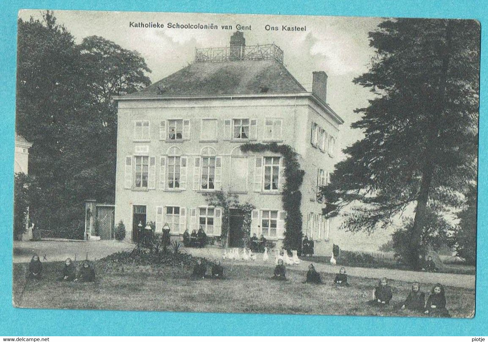 * Russeignies - Rozenaken (Kluisbergen - Henegouwen) * (Jef Wante) Katholieke Schoolcolonie Gent, Kasteel, Chateau - Kluisbergen