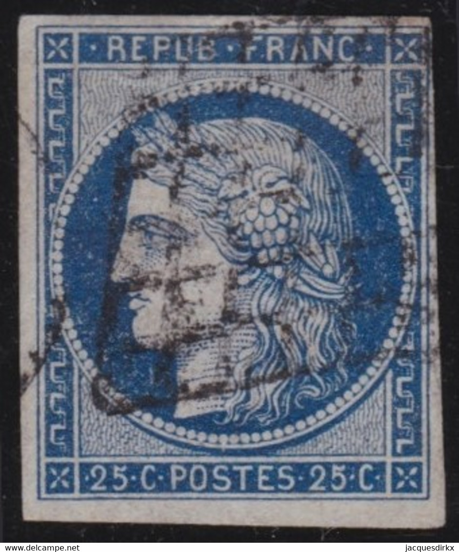 France   .  Y&T    .    4  (2 Scans)      O     .      Oblitéré - 1849-1850 Cérès
