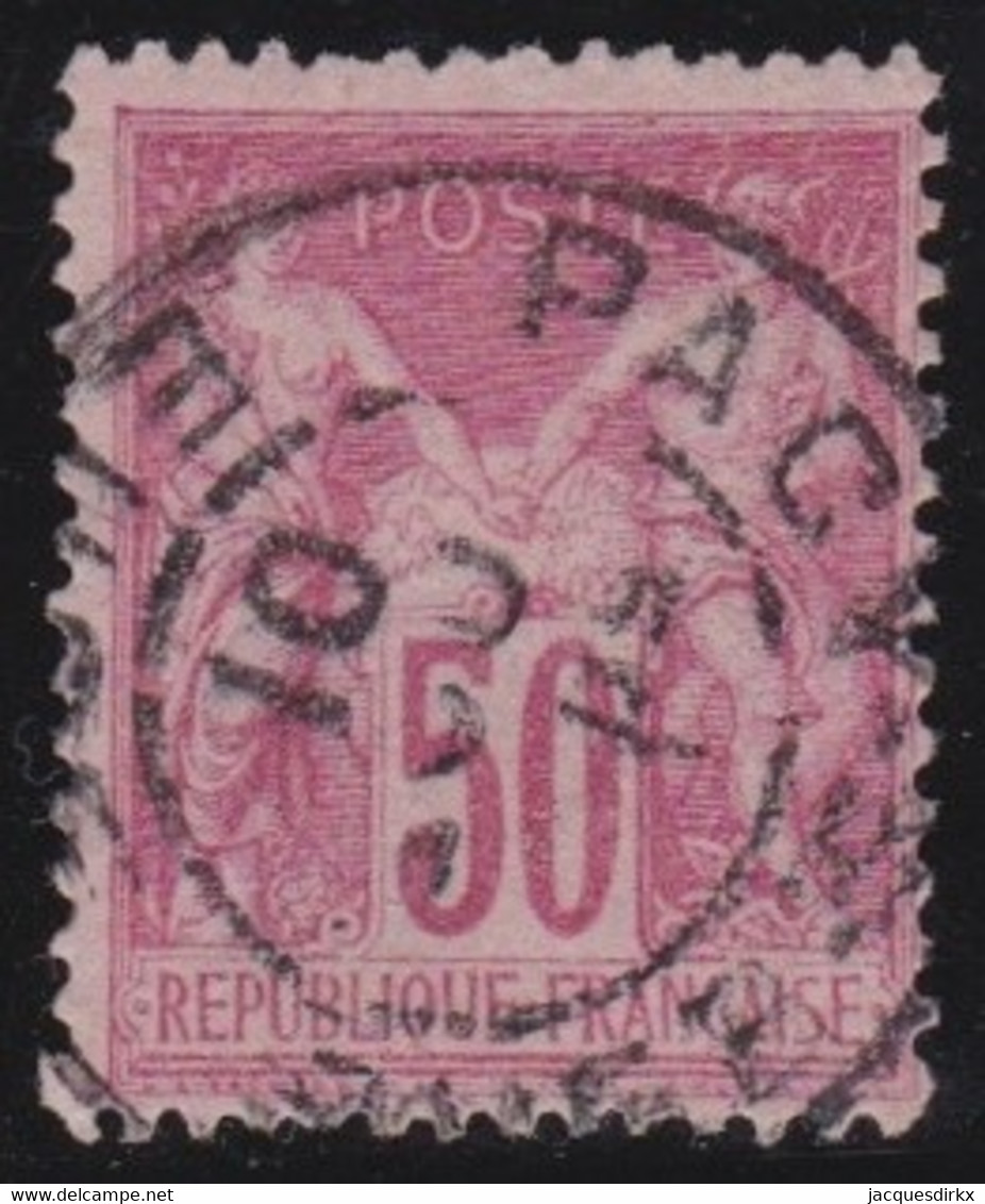 France   .  Y&T    .     104     .      O     .      Oblitéré - 1898-1900 Sage (Type III)