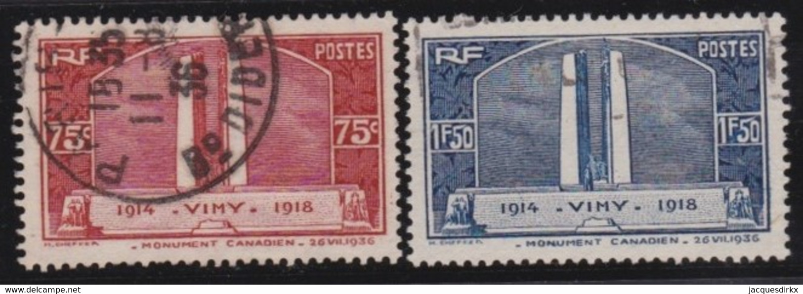 France    .  Y&T    .      316/317        .     O       .    Oblitéré - Used Stamps