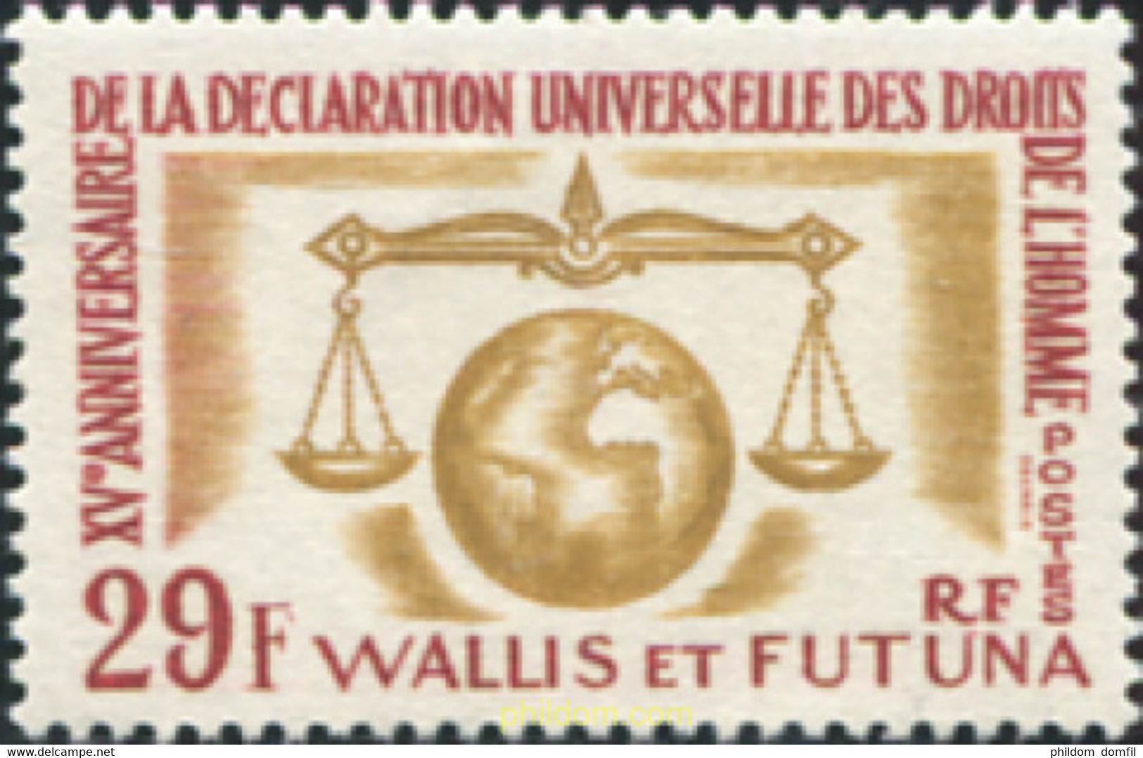 574201 MNH WALLIS Y FUTUNA 1963 15 ANIVERSARIO DE LA DECLARACION UNIVERSAL DE LOS DERECHOS DEL HOMBRE - Used Stamps