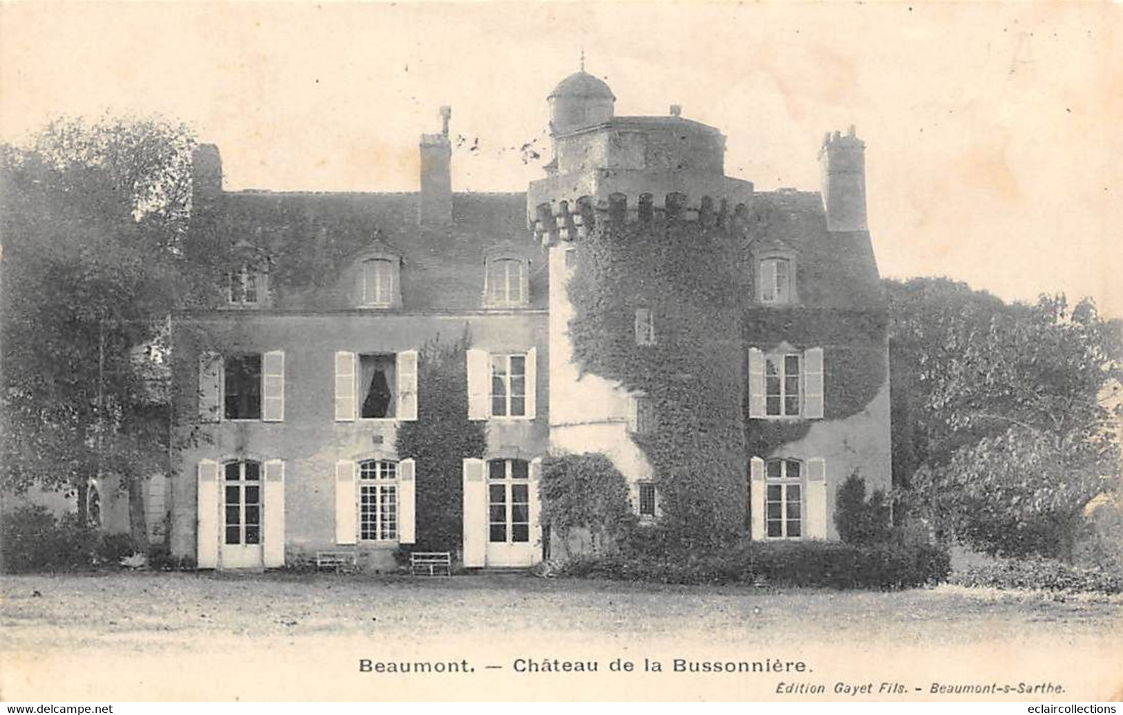 Beaumont Sur Sarthe           72         Château De La Bussonnière     (voir Scan) - Beaumont Sur Sarthe