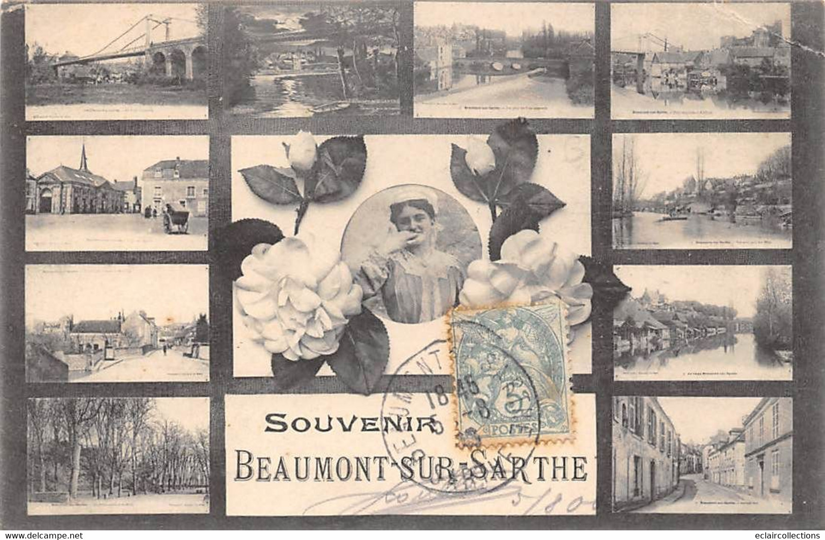 Beaumont Sur Sarthe           72         Souvenirs De...       (voir Scan) - Beaumont Sur Sarthe