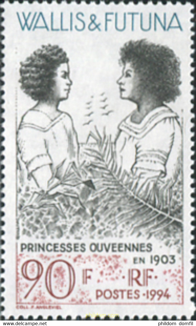 574719 MNH WALLIS Y FUTUNA 1994 PRINCESAS - Usados