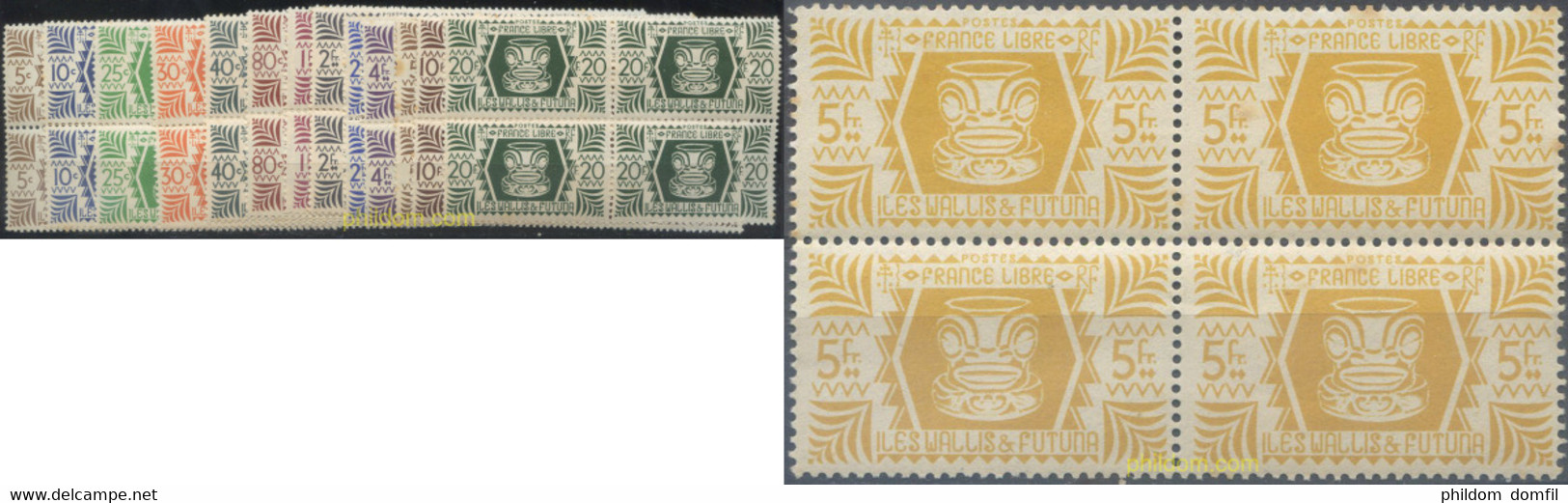 658429 MNH WALLIS Y FUTUNA 1944 - Oblitérés