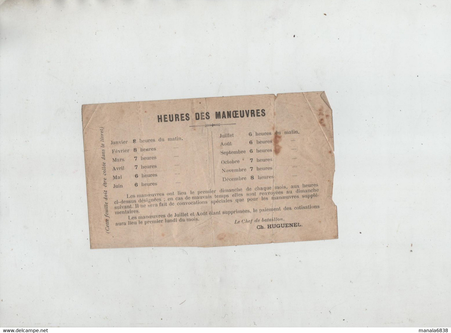 Livret Sapeur Pompier Valence 1883 Fourrier Ferblantier Liste Bienfaiteurs Heures Des Maneuvres à Identifier - Bomberos