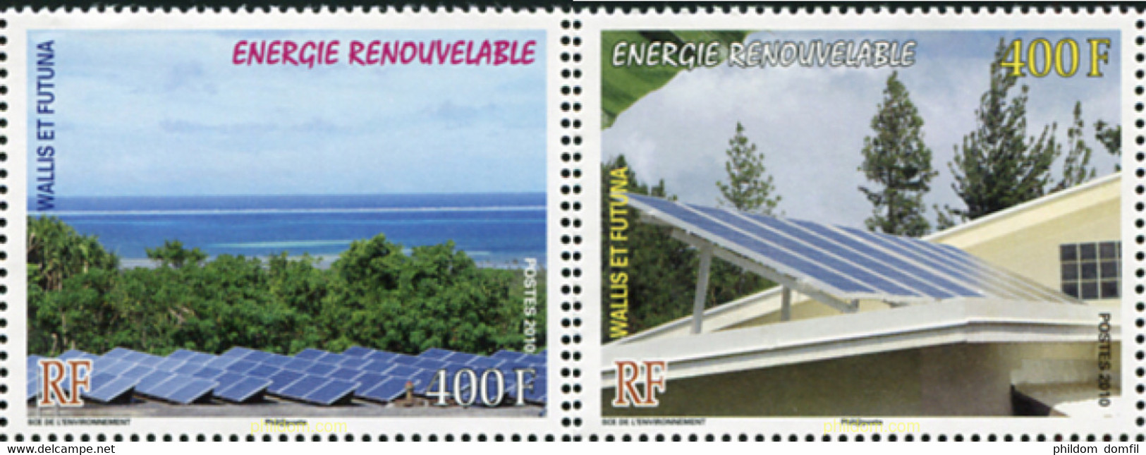 575247 MNH WALLIS Y FUTUNA 2010 ENERGIAS RENOVABLES - Used Stamps