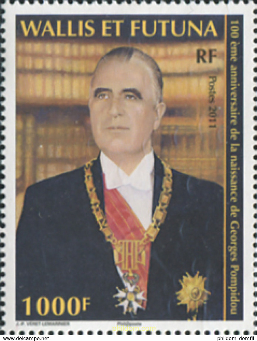 575263 MNH WALLIS Y FUTUNA 2011 GEORGES POMPIDOU - Used Stamps