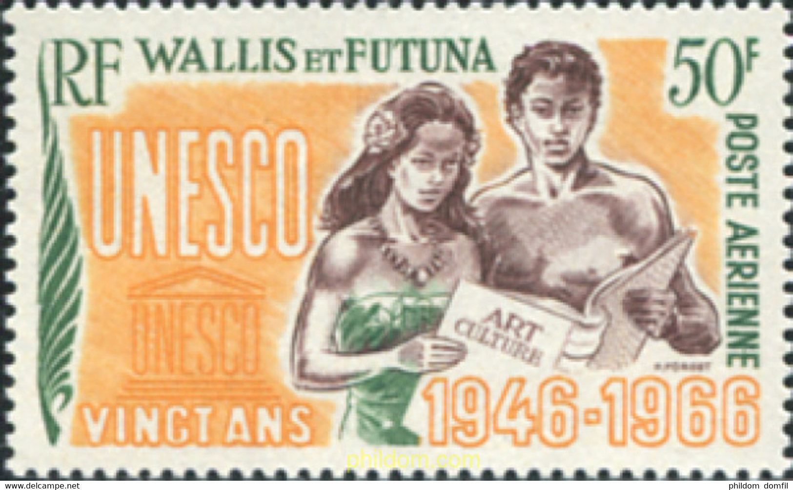 575550 MNH WALLIS Y FUTUNA 1966 UNESCO - Gebruikt