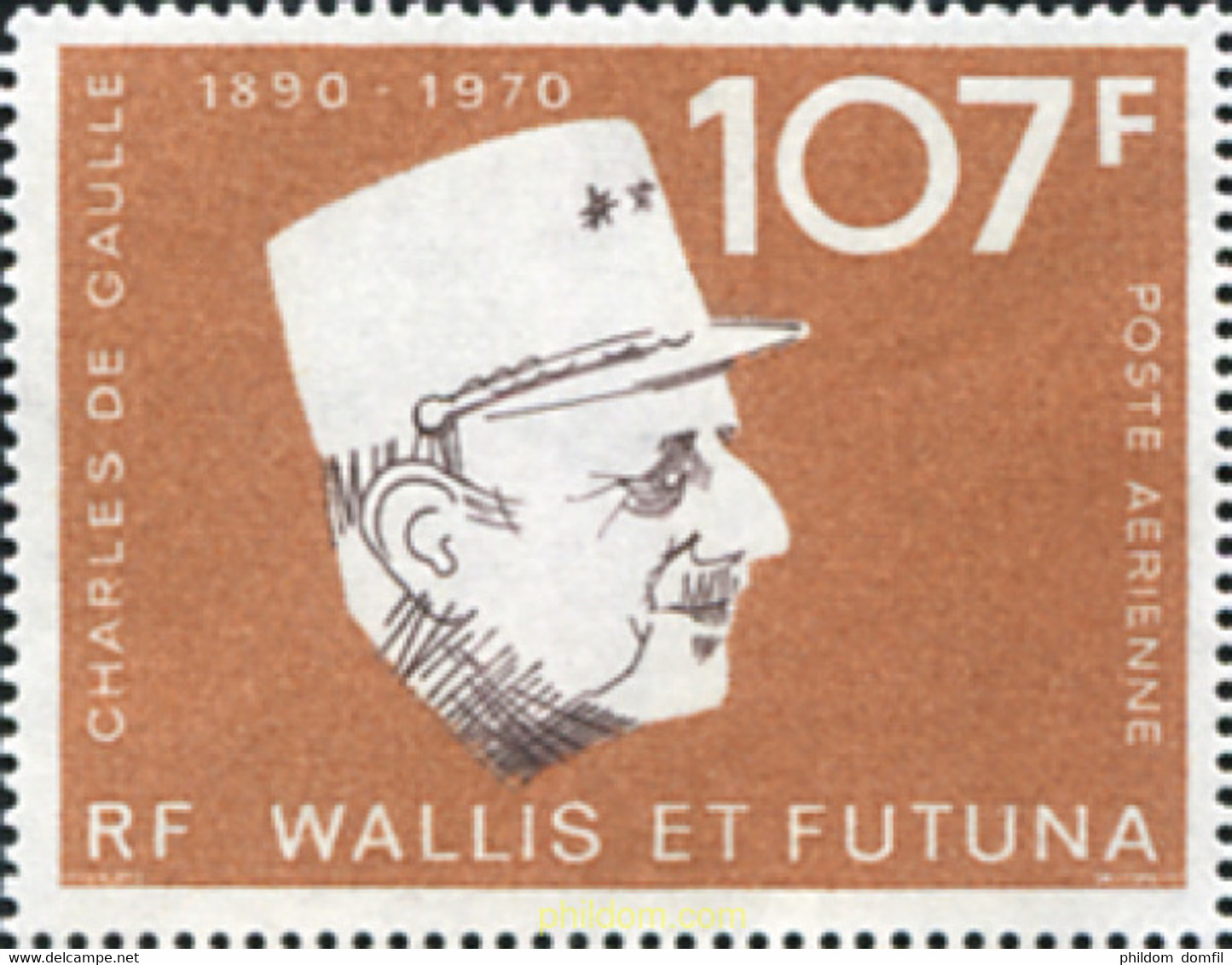 575556 MNH WALLIS Y FUTUNA 1973 GENERAL CHARLES DE GAULLE - Gebraucht