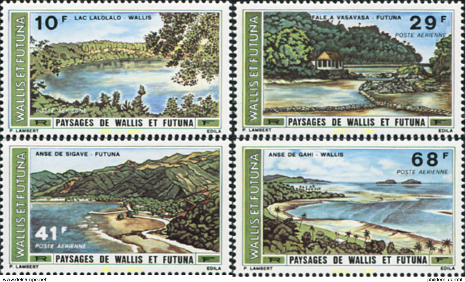 575562 MNH WALLIS Y FUTUNA 1975 PAISAJES - Usados