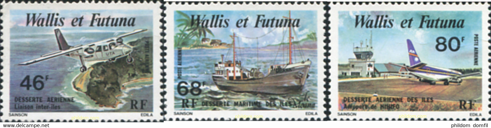 575578 MNH WALLIS Y FUTUNA 1979 AVIONES - Used Stamps