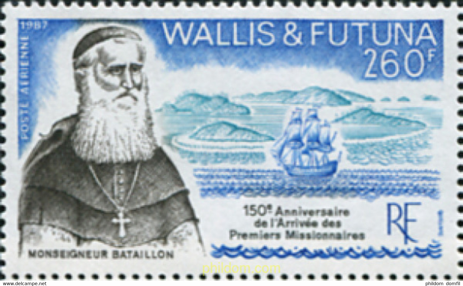 575629 MNH WALLIS Y FUTUNA 1987 PRIMERROS MISIONEROS - Oblitérés