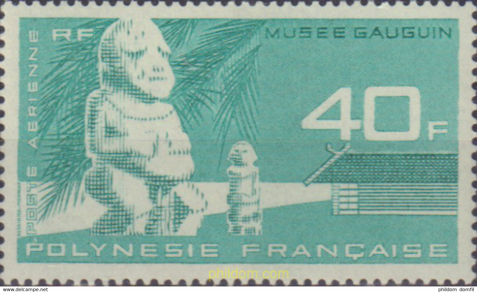 580249 MNH POLINESIA FRANCESA 1965 MUSEO GUAGUN - Oblitérés