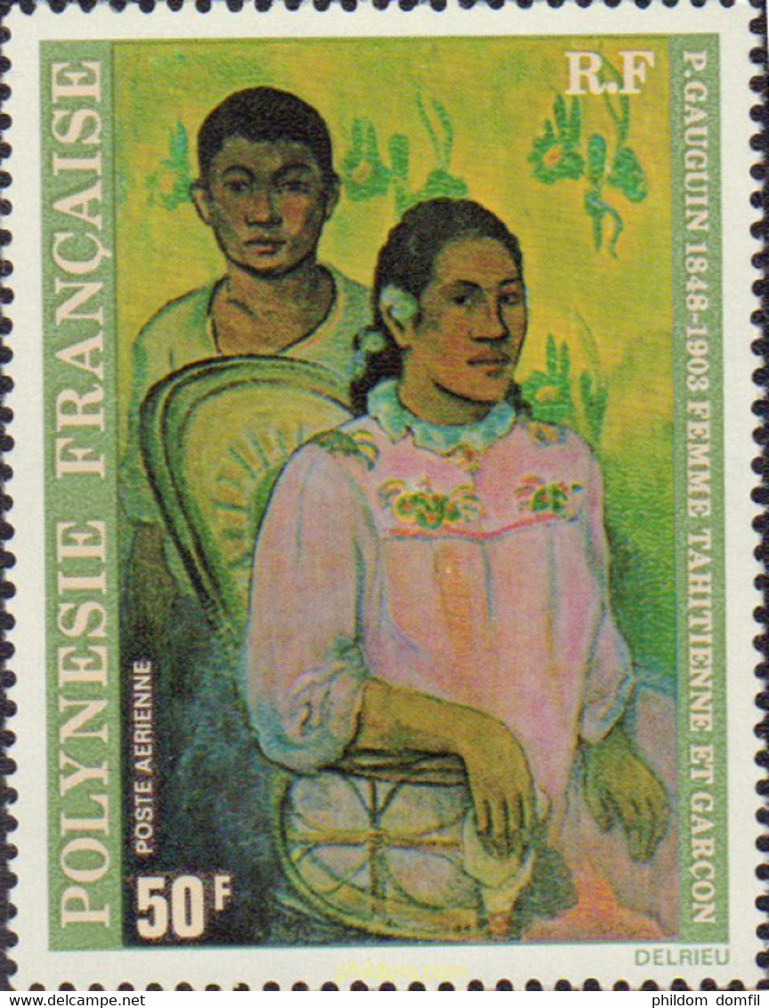 581123 MNH POLINESIA FRANCESA 1978 PINTURA DE PAUL GAUGUIN - Oblitérés