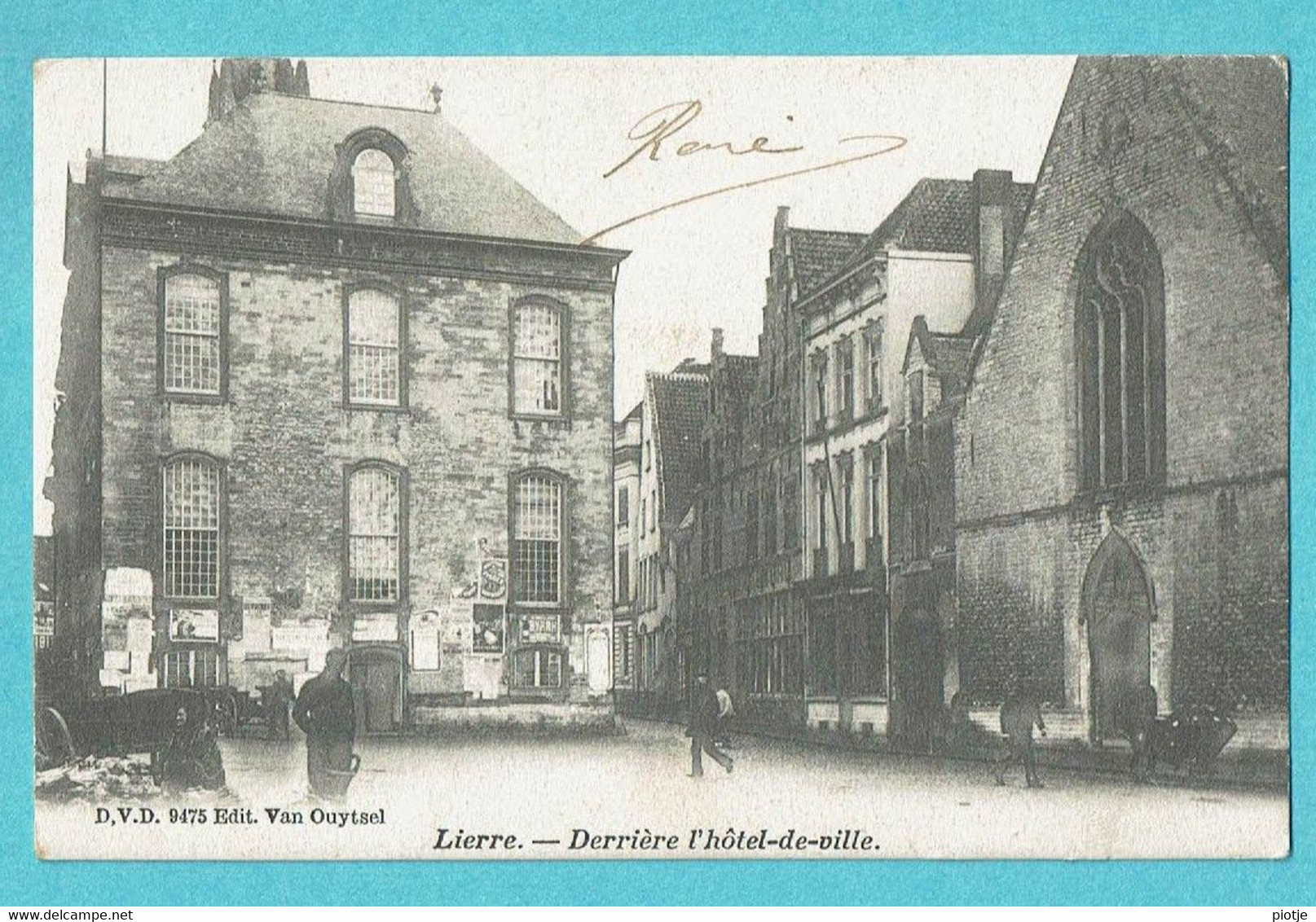 * Lier - Lierre (Antwerpen - Anvers) * (D.V.D. - DVD 9475 Edit Van Ouytsel) Derrière Hotel De Ville, Stadhuis, Animée - Lier