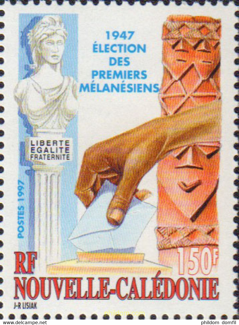 583344 MNH NUEVA CALEDONIA 1997 PRIMERAS ELECCIONES - Used Stamps