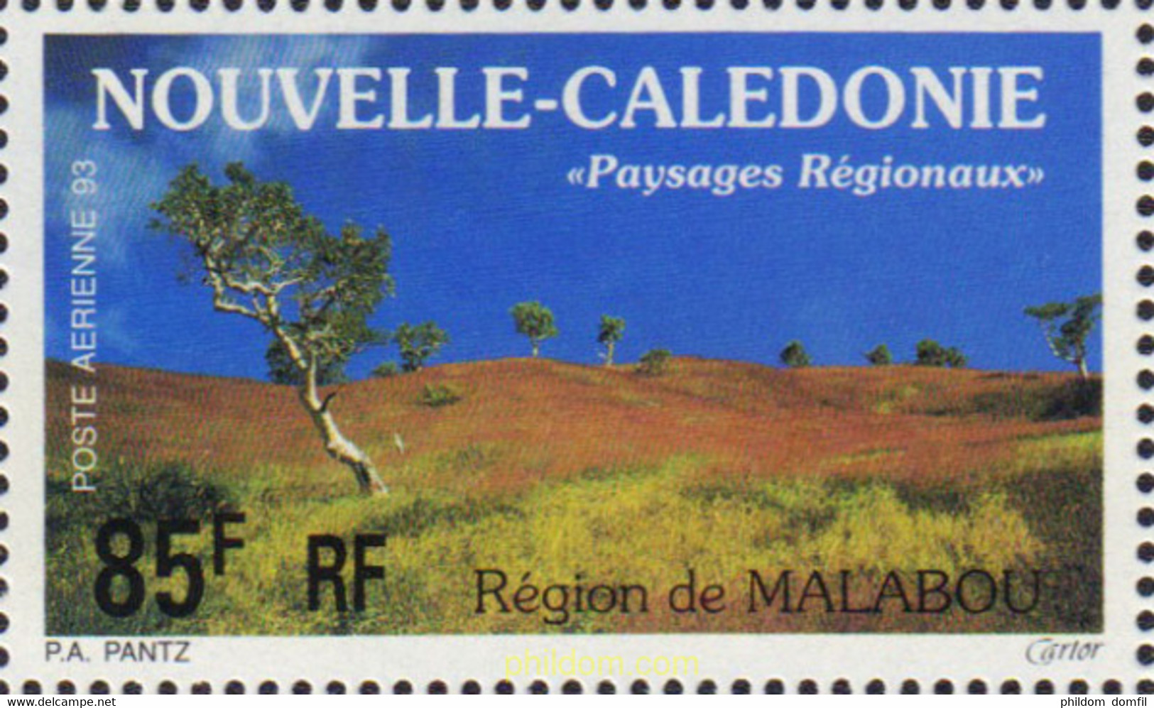 584370 MNH NUEVA CALEDONIA 1993 PAISAJE - Usados