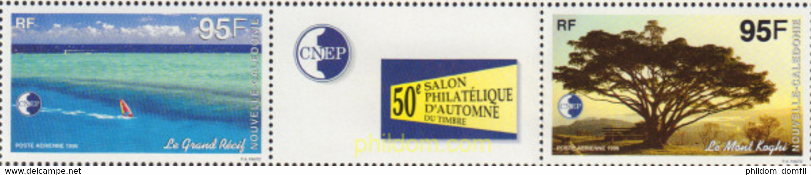584464 MNH NUEVA CALEDONIA 1996 50 SALON FILATELICO AUTONOMO - Used Stamps