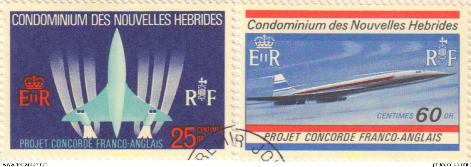 584631 MNH NUEVAS HEBRIDAS 1968 PROYECTO ANGLO-FRANCES DEL CONCORDE - Collezioni & Lotti