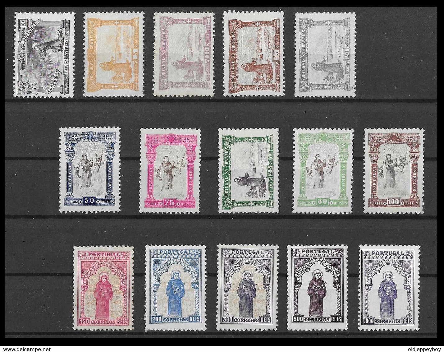 Portugal - 1895 - 7th Centenary Of The Birth Of Saint Anthony, Cat Value:7,500 € Complete Set MNH LUXUS POSTFRIS RRR - Ongebruikt