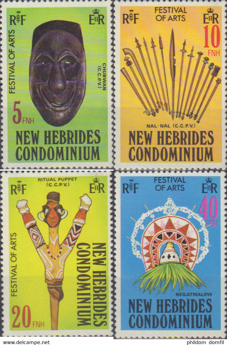 584742 MNH NUEVAS HEBRIDAS 1979 FESTIVAL DE LAS ARTES - Collections, Lots & Séries