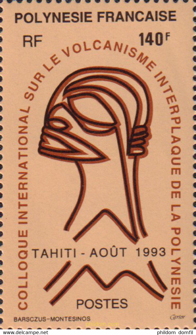 585010 MNH POLINESIA FRANCESA 1993 COLOQUIO SOBRE VOLCANISMO POLINESIO - Used Stamps