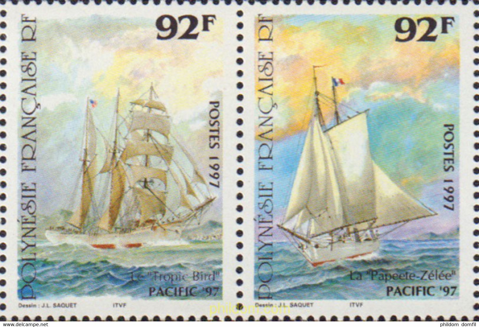 585077 MNH POLINESIA FRANCESA 1997 EXPOSICION FILATELICA INTERNACUINAL - PACIFIC-97 - Usati